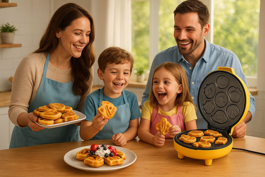 WAFLERA ELECTRICA CON FIGURAS DIVERTIDAS- IDEAL PARA NIÑOS O PARA EMPRENDER